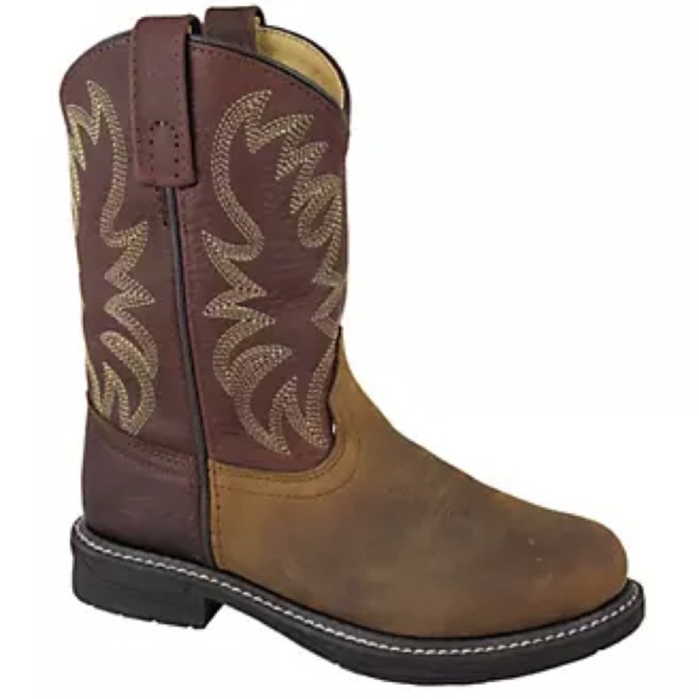 NWT Smoky Mountain Buffalo boots 4.5Y
Leather, Rubber Sole, Round Toe